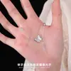 Pulsera de Borlas de Mariposa Fresca y Sencilla para Mujer, Estilo Coreano, Diseño Minimalista de Nicho, Joyería de Moda Versátil, Regalo para Novia