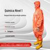 Roupa de Proteção Química Leve para Combate a Incêndios Químicos, Resistente a Ácidos e Álcalis, Resistente à Corrosão, Peça Única Protetora à Prova d'Água de Alta Densidade Camuflada