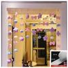 Cortina Decorativa para Puerta de Dormitorio Explosiones Caperucita Roja Alto Valor de Color Corazón de Niña Habitación de Princesa Habitación Infantil Cortina Sin Taladro
