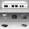 1 Juego Color: Material Blanco: Fuente de Alimentación Mini UPS Router Ac220V Poe Estándar Europeo ABS