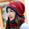 Gorro de Punto Unisex Otoño/Invierno 2026, Calota sin Visera, Plegable, Hilo de Algodón, Protección Cálida para el Cuello, Sombrero Cortavientos