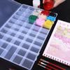 Caja de pigmento gouache de 48 cuadrículas, caja vacía para estudiantes de arte, mini paleta portátil de pintura china, pintura acrílica, acuarela, pintura al óleo, pequeña