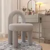 Taburete de Tocador Estilo Crema Silla Linda de Maquillaje para Niña Popular en Internet Estilo Ins Silla de Dormitorio de Lujo Ligero Tocador Taburete de Maquillaje