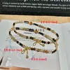 Pulsera de Cristal Torre Amarilla, Pulsera de Cristal, Joyería de Cristal, Pulsera de Cristal Blanco y Amarillo Natural para Mujer, Joyería de Alta Gama
