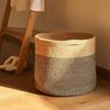 Ins estilo europeu algodão corda cesta de lavanderia casa oversized cesta de armazenamento sundries quarto bebê brinquedo lanche cesta de armazenamento