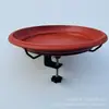 Suporte Destacável para Alimentador de Pássaros Mais Vendido da Amazon, Banho para Pássaros de Grade, Corrimão de Terraço, Suporte para Bacia de Banho, Arte em Ferro