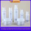 Conjunto de Garrafas Estilo Jateado, Garrafas Foscas de Camada Dupla, Garrafas Plásticas Dispensadoras para Cosméticos, Garrafas Pet para Loção de Skincare