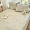 Conjunto de Três Peças de Tapete Refrescante Jacquard de Gatinho Fofo, Qualidade A de Grau Bebê, Lavável à Máquina, Tapete Macio de Verão, Dobrável