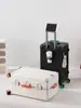 Maleta de Viaje con Ruedas Modelo Mejorado 2026 Sanqi Bloque de Color 20 pulgadas 24 pulgadas Equipaje de Moda Protegido con Contraseña para Hombres y Mujeres, Adecuado para Estudiantes