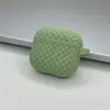 Capa protetora de silicone com padrão trançado, adequada para fones de ouvido Bluetooth sem fio Apple AirPods 4. Resistente a quedas e com espessura reforçada.