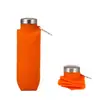 Garrafa de Água Dobrável de Silicone 600ml Novo Modelo Garrafa de Água Esportiva Dobrável de Silicone Viagem ao Ar Livre Portátil Telescópica Fabricante