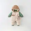 Ropa para Bebé, Ropa de Invierno, Monos de Algodón, Ropa Gruesa de Terciopelo Cálida para Bebés Niños, Ropa para Salir en Invierno, Bodis y Ropa para Gatear