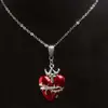 Pendientes de Corazón con Goteo de Aceite Versátiles, Joyería para Mujer, Moda Hip-Hop Ins de Gama Alta de Nicho Europeo y Americano, Venta Directa de Fábrica