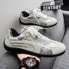 Zapatillas de entrenamiento de estilo coreano de colores para hombre, nuevas zapatillas deportivas de moda versátiles de suela plana, zapatillas casuales antideslizantes de suela plana para hombre