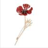 Nuevo Broche de Flor Roja Huayou Europea y Americana para Traje, Accesorios de Ropa a Juego, Comercio Exterior, Pin de Flor de Moda de Venta Caliente