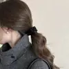 Elástico de Cabelo Pequeno de Cetim Plissado para Mulheres Elástico Alto para Rabo de Cavalo Elástico de Borracha Durável Corda de Cabelo 2025 Novo Headband Acessórios de Cabelo