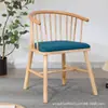 Sofá moderno simple con respaldo de madera maciza, mesa y silla combinadas para mesa de comedor de tienda de té de leche, silla de princesa octagonal, venta directa de fábrica