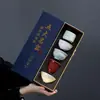 Juego de Té Gongfu de Cinco Hornos Geniales Juego de Té Portátil para Viaje Infusor de Té para Exteriores Souvenir de Ceremonia de Apertura Regalo Cerámica