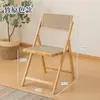 Cadeira Dobrável, Cadeira de Rattan, Cadeira de Escritório, Cadeira de Jantar, Cadeira de Exterior, Cadeira Dobrável para Casa, Banco para Pousada, Cadeira de Lazer com Encosto
