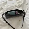 Cor Sólida Casual 2026 Nova Moda Verão Retrô Padrão Crocodilo Grande Capacidade Bolsa de Ombro Único Bolsa Baguete de Axila