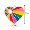 Accesorios de Joyería con Forma de Corazón Pequeño Transfronterizos, Joyería DIY Hecha a Mano de Alta Gama, Accesorios de Joyería DIY Esmaltados con Forma de Corazón de Lujo Ligero
