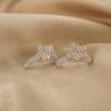 Pendientes Elegantes de Perlas Estilo Coreano Aguja de Plata Celebridad de Internet Moda Versátil Diseño Nicho Gota de Oreja Lujo Ligero Accesorios de Oreja de Alta Gama