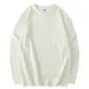 Camiseta de manga longa 260g em algodão penteado para homens, peso pesado, ombros caídos, caimento solto, oversized, adequada para primavera e outono, vestuário esportivo e casual