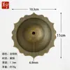 Junta de Cobre Antigüedad China Decoración con Manija Accesorios Muebles Antiguos Accesorios de Cobre Engranaje Flor de Ciruelo Tambor Junta de Cobre Puro