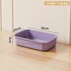 Caja de almacenamiento de escritorio para organizar aperitivos, juguetes y dormitorio, cesta rectangular para comestibles, caja de almacenamiento con tapa para el hogar.