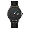 Comercio Exterior Exportación Popular Moda Transfronteriza Calendario de Aguja Azul Reloj para Hombre Correa de Reloj para Hombre Cuarzo Fabricante Procesamiento y Personalización