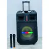 Comércio exterior venda quente 12 polegadas haste de tração de fábrica alto-falante bluetooth roda externa microfone dança quadrada sem fio som para KTV