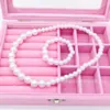 Colar Pulseira de Pérolas Brilhantes Pai-Filho Venda Quente Transfronteiriça Joias de Combinação para Roupas de Menina Princesa Criança Adulto