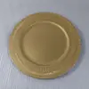 Pratos de Jantar Decorativos para Comércio Exterior, Festa de Casamento Europeia e Americana, Plástico Pintado com Spray, Descartáveis Decorativos para Jantar