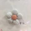 Tela Arrugada Flor de Cinco Pétalos Accesorios DIY Tela Flor Hecha a Mano Accesorios Flor para Zapato Accesorios para el Cabello Accesorios de Ropa Elástico Arrugado Cinco Pétalos