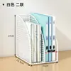 Organizador de arquivos de mesa multicamadas, estante de livros de armazenamento multicamadas, prateleira de armazenamento, material de escritório