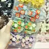 Brilla en la Oscuridad Lindo Durazno Limón Manzana Sandía Fruta 3D Para Niños Lazo para Cola de Caballo Diadema para el Cabello Cuerda para el Cabello