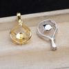 Accesorios DIY Joyería de Perlas Colgante de Cinta Soporte Vacío Producto Semiterminado 11-12mm Base Colgante Ocultador Cabeza Jg5945