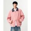 2025 Primavera Retro Americano Ropa de Trabajo Mono de Vuelo Chaqueta para Mujer Primavera y Otoño Delgada Estilo Hong Kong Diseño Holgado Chaqueta