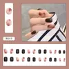 Explosões Vermelhas da Internet Puro Desejo Estilo Simples Usar Armadura Diariamente Manicure Branca Peças Europeias e Americanas Francesa Longa Armadura Removível
