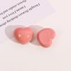 Dulces aretes de resina coloridos gorditos de amor para combinar con todo, pasador para el cabello, funda para teléfono, accesorios de joyería DIY al por mayor