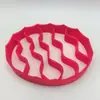 Venta al por mayor de fábrica pequeño grill de silicona almohadilla aislante de silicona almohadilla de drenaje resistente a la temperatura horno grado alimenticio redondo rejilla de vapor