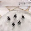 Arte de Uñas Joyería de Circonita Diamante Perla Corazón Lazo Decoraciones para Uñas Lz Lujo Ligero Súper Brillante Cadena para Uñas Colgante