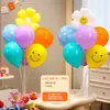Decorações de mesa com balões de aniversário para meninos e meninas, montagem de cenário para festa infantil, adereços para fotos, balões flutuantes de mesa para realçar a atmosfera