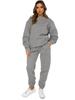 Ropa de Otoño e Invierno Europea y Americana Transfronteriza Sudadera con Cuello Redondo Estampada Traje de Pantalón Moda Casual para Mujer Sudadera de Manga Larga Traje Stock Disponible