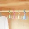 Gancho Giratório Multifuncional Criativo de Quatro Garras Cabide para Chapéu e Casaco Bolsa Lenço Rack de Suspensão para Armário Cabide de Porta Bolsa