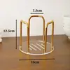 Estante de exhibición transparente acrílico, nuevo tipo de escurridor de cuencos, estante de almacenamiento de cocina, estante de almacenamiento de platos desechables para uso doméstico