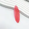 Nuevos accesorios para el cabello de estilo coreano con bloques de color y lunares retro, coloridas joyas y accesorios DIY de estilo coreano con forma ovalada dulce al por mayor