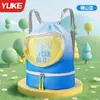 Bolsa de Natação Infantil, Bolsa de Armazenamento Impermeável com Separação Úmido/Seco, Mochila Portátil para Meninos e Meninas, Mochila de Praia Fofa com Desenho