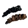 Tan Chic~ Pinza de Plátano Pequeña de Perlas Pinza Vertical Pinza Sencilla para Cola de Caballo Pasador de Gama Alta Accesorio Coreano Elegante para el Cabello Tocado Ins