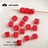 Bolsa pequeña de cubos de queso de colores variados, colgante para teléfono móvil pequeño, joyería, pendientes, pulsera, accesorios de cuentas DIY, cuentas sueltas de colores
